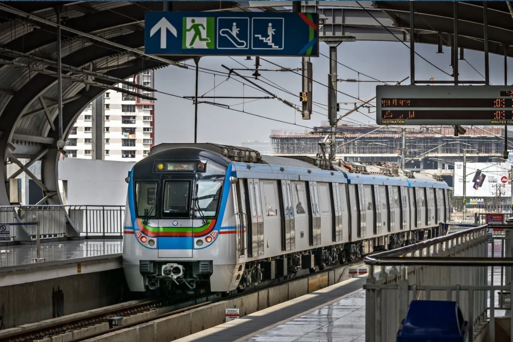 Gachibowli-Metro-Station Gachibowli Hyderabad
