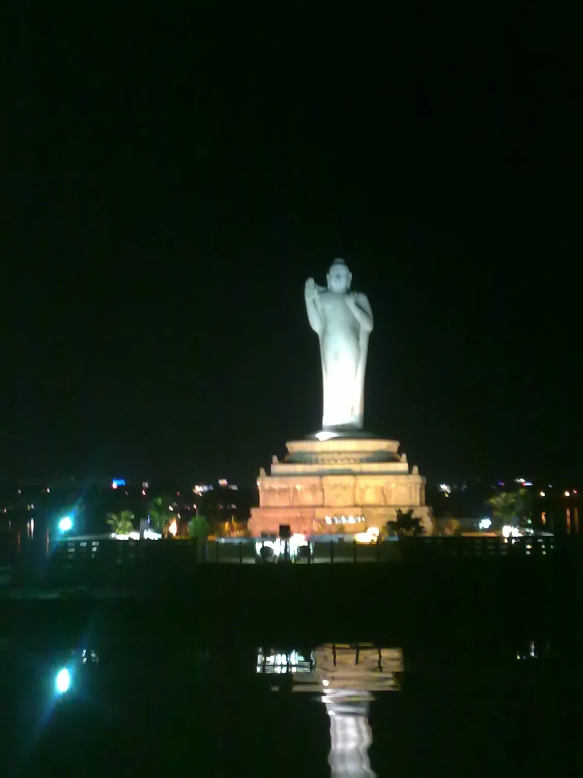 Buddha statue Hussain Sagar Hyderabad