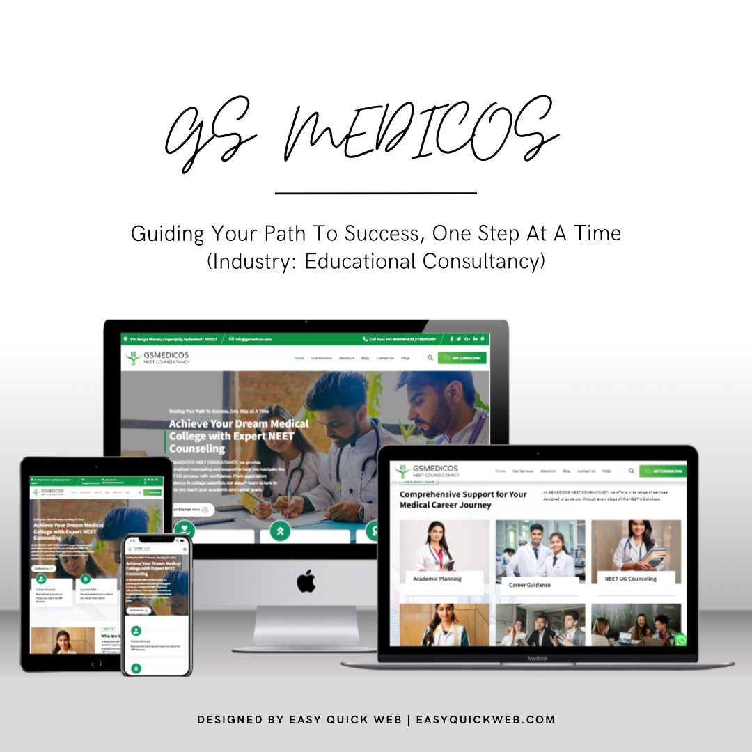 GS MEDICOS website by EasyQuickWeb