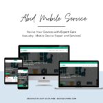 Mobile Device Repair Website Design for Abid Mobile Service by EasyQuickWeb