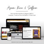 Azeem Rice: Food Website Design