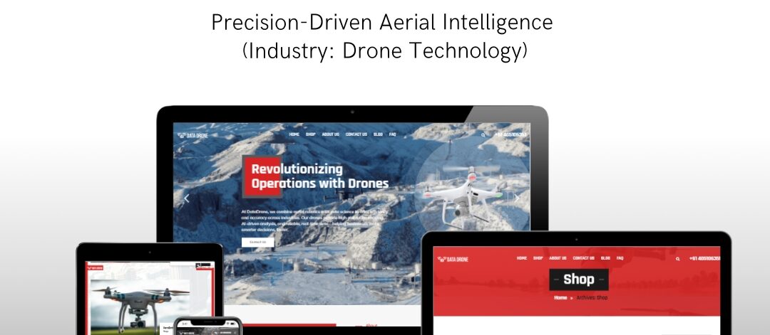 Drone Technology Website by EasyQuickWeb