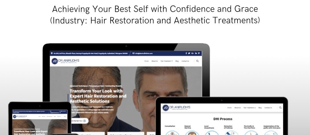 Hair Transplant Clinic Website Design by EasyQuickWeb