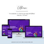 EdRuvi: Online Education Tutoring Platform website design