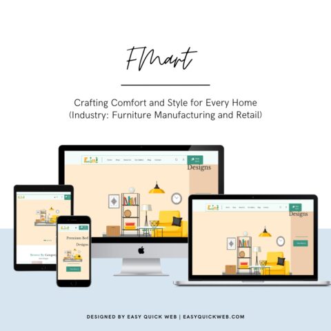 Furniture Retail Website Designed by EasyQuickWeb