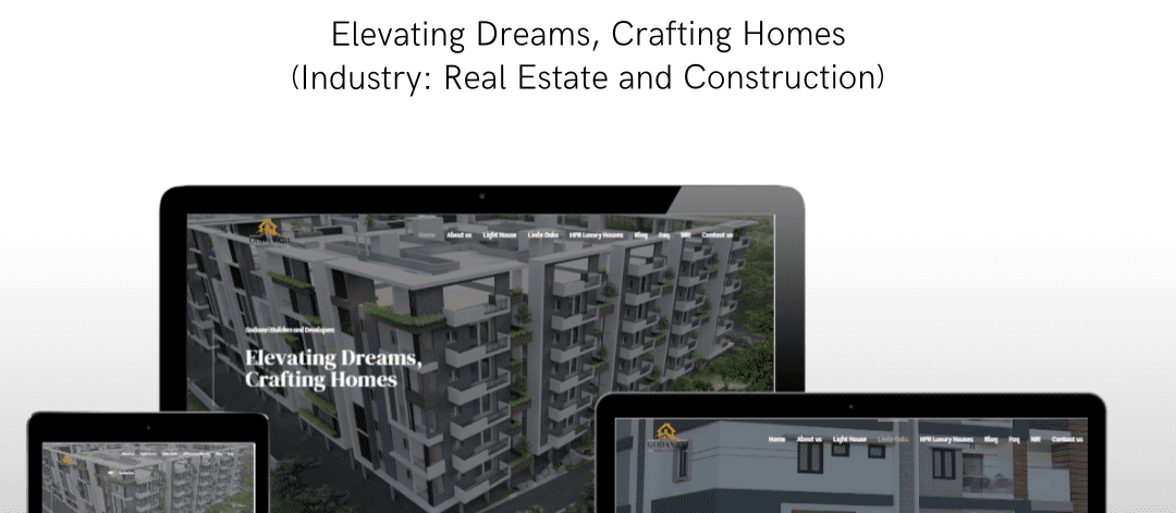 Responsive website for real estate developers by EasyQuickWeb