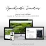 GreenBreathe Innovations: Sustainable Air Purification Website Design