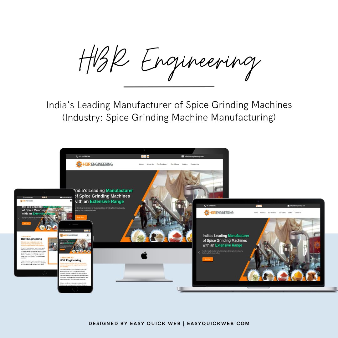 HBR Engineering Machine Manufacturer Website