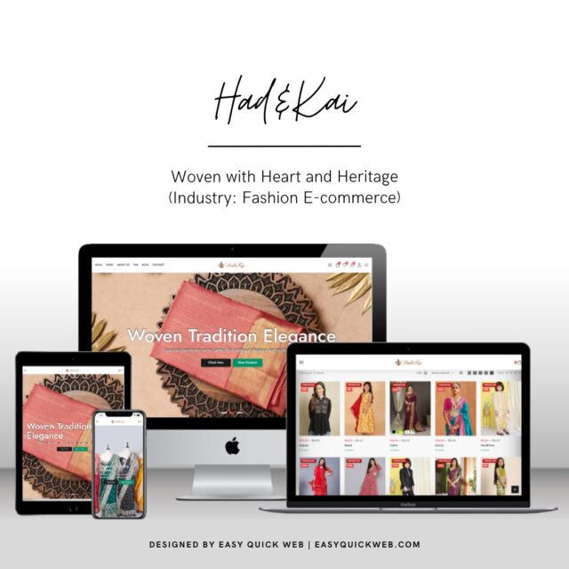 Fashion E-commerce Website by EasyQuickWeb