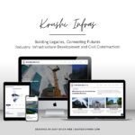 Krushi Infras: Elevating Infrastructure Development Website Design