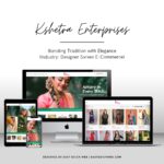 Kshetra Enterprises: Designer Sarees E-Commerce Website Design