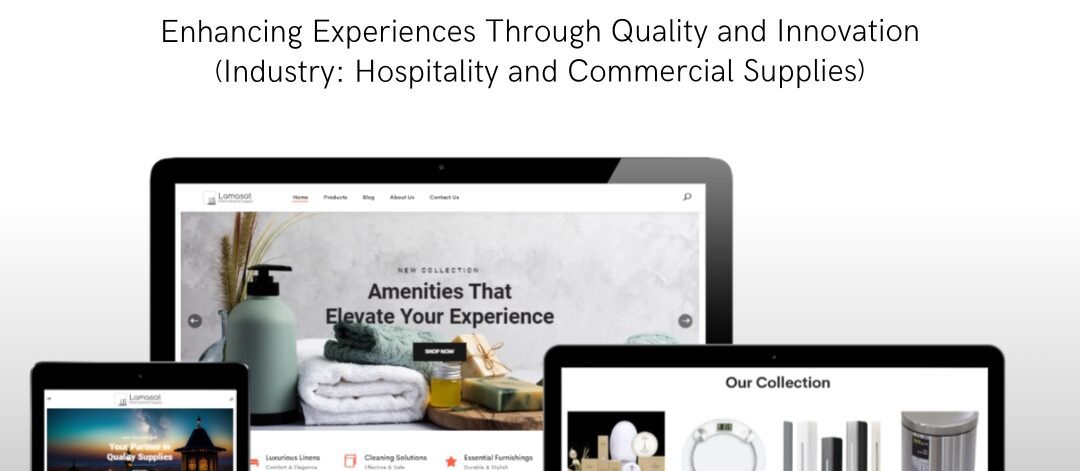 Hospitality Supplies E-Commerce Website by EasyQuickWeb