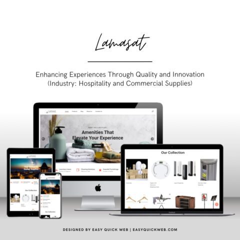 Hospitality Supplies E-Commerce Website by EasyQuickWeb