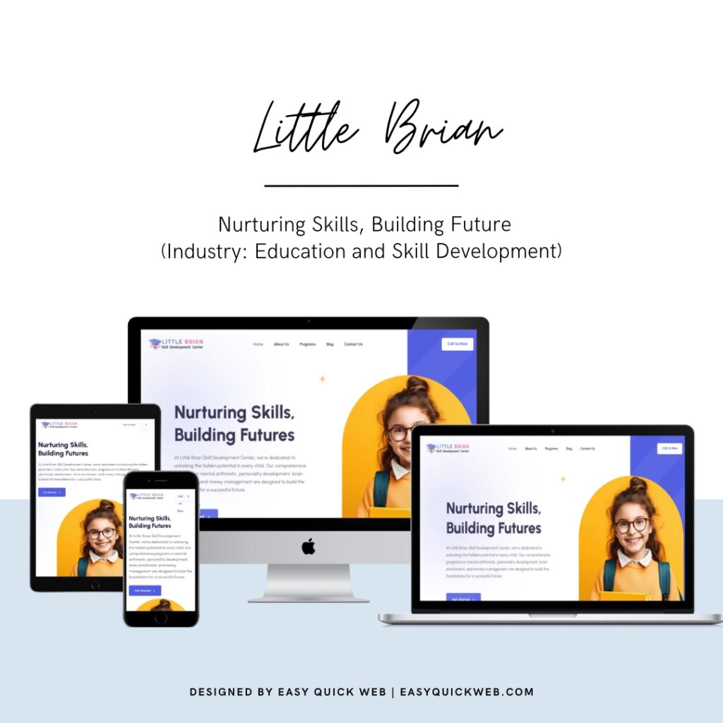 Little Brian Skill Development Center: Education Courses website