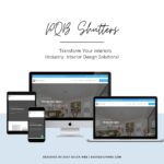 PQB Shutters: Premium Interior Design Website by EasyQuickWeb